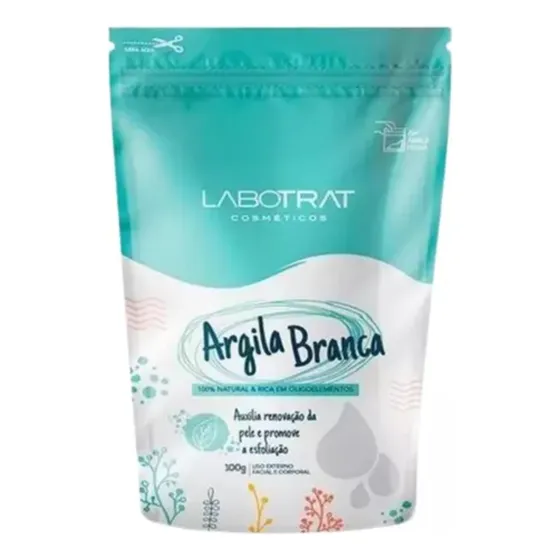 Argila Branca Labotrat 100gr Tipo De Pele Normal