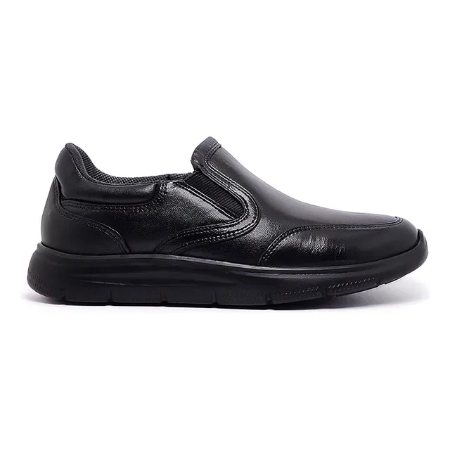 Sapato Social Couro Pelica Pipper Ultra Conforto Ortopédico