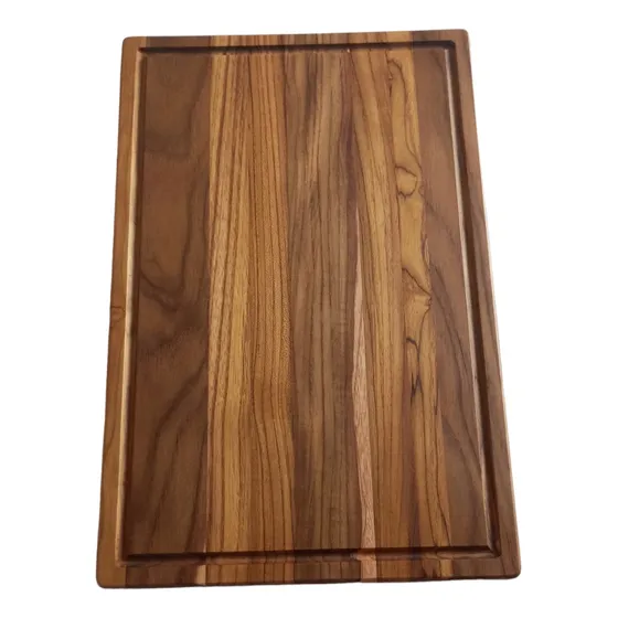 Tabla Para Cortar Alimentos Madera De Teca 49x31 Cm 