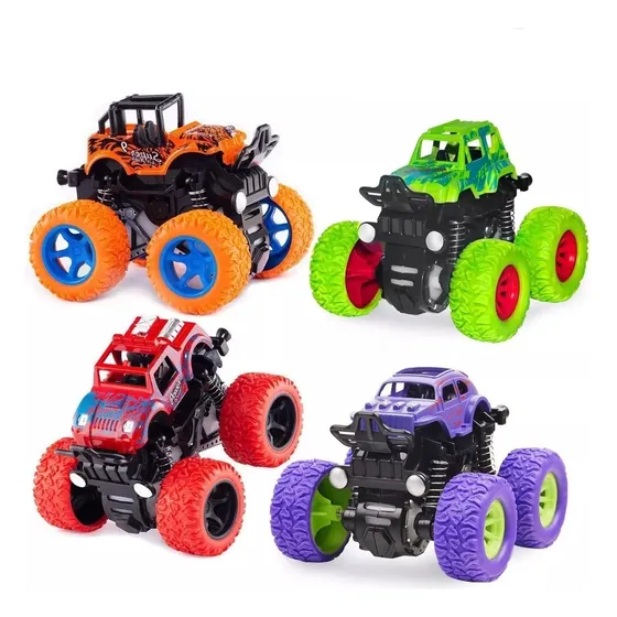 Carritos Carros Mini Monster Para Niños Juguete X 2 Unidades