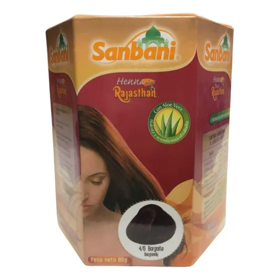 Henna Plus Rajasthan 80 Gr Sin Amoniaco Ni Peróxidos
