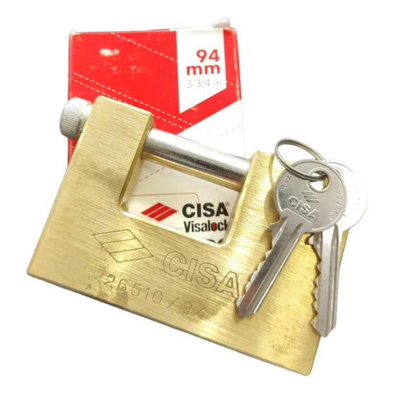 Candado Cisa Anticizalla 94mm Original 2 Llaves
