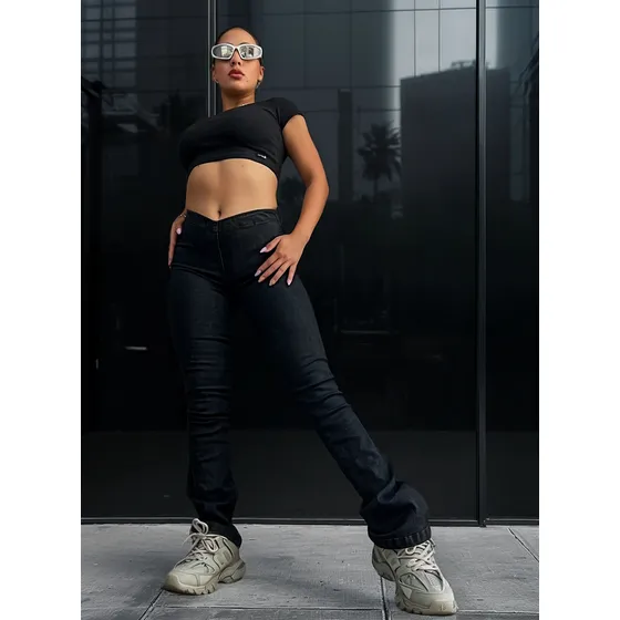 Las Locas Jeans Oxford.levanta La Cola, Calce Perfecto