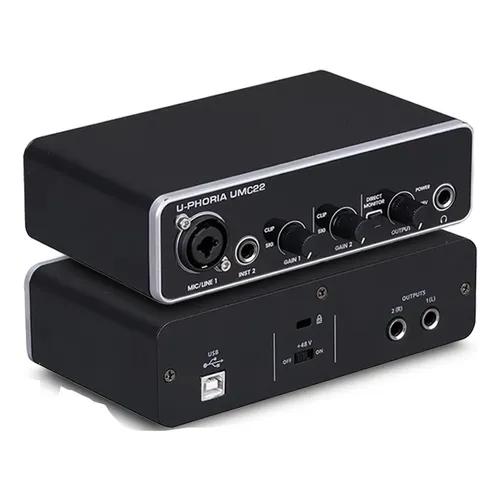 U-phoria Umc204hd Interfaz De Audio - Behringer Color Negro