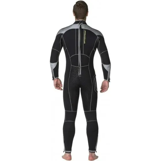 Traje De Buceo Waterproof W4 Neopreno 5mm Negro/gris M 5 Mm