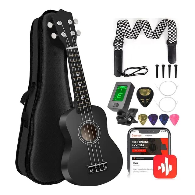 Kit De Soprano Concierto Acustico 23in Universal Ukelele