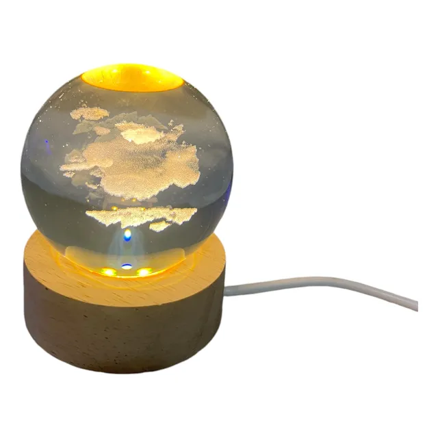Lámparas De Cristal,esferas 3d Decorativas,para Escritorio