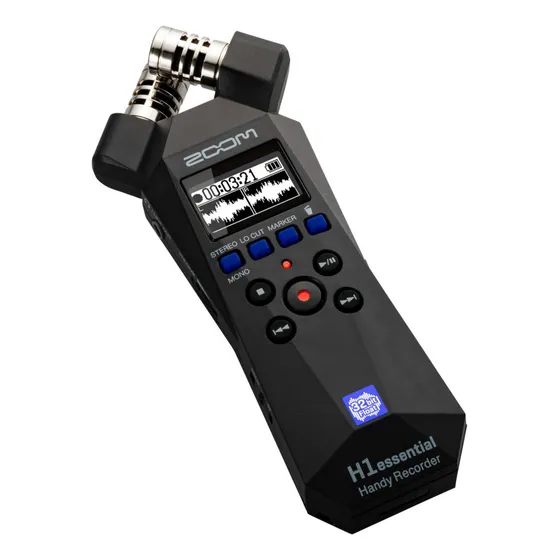 Grabador Digital Portatil De 2 Canales Zoom H1essential Color Negro