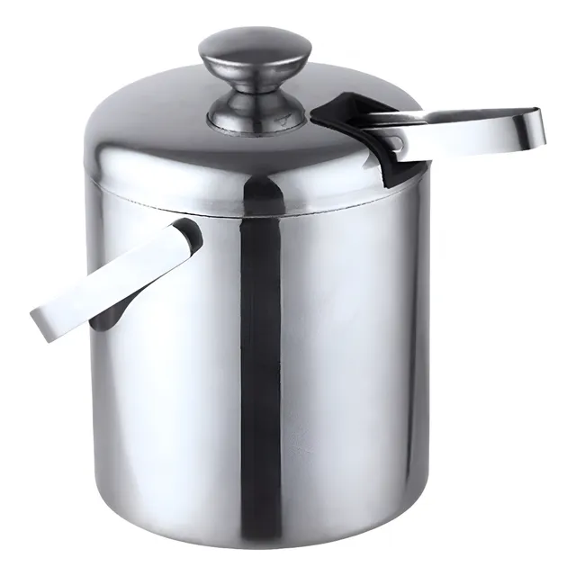 Hielera Balde De Hielo Acero Inox 1.3l Calidad Premium
