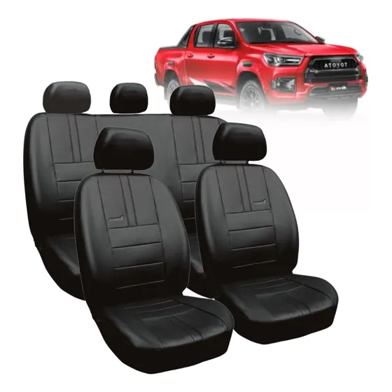 Funda Para Toyota Hilux 2016/23 Cuero Premium A Medida