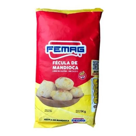 Fecula De Mandioca Femag X 1kg Sin Tacc