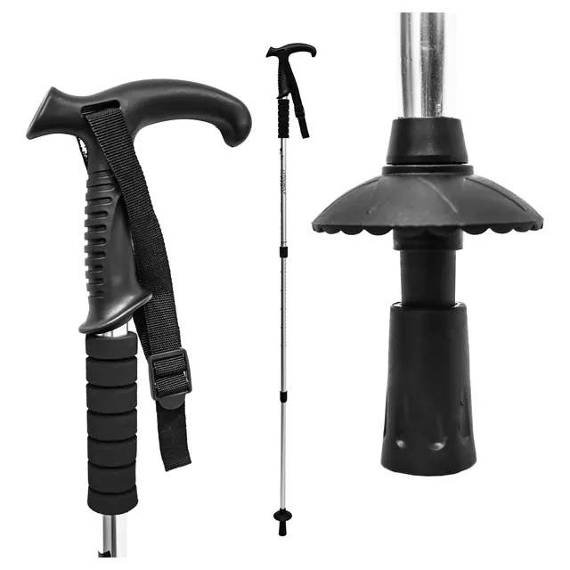 Baston Trekking De Aluminio Extensible
