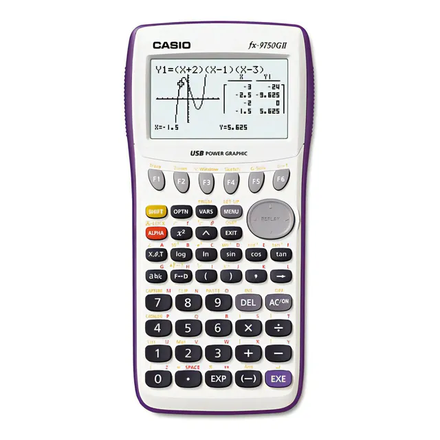 Calculadora Gráfica De 21 Dígitos Casio Fx9750gii-we Lcd