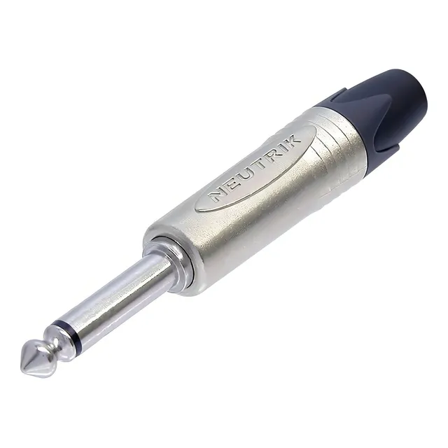 Plug Neutrik 1/4 Mono Contactos Y Chasis Niquelados Np2x