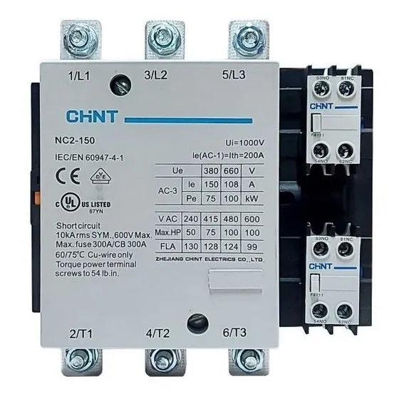 Contactor Electrico Chint 150amp Bobina 220v