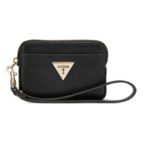 Cartera Guess Wristlet Mujer Negro E1776266-bla Negro Lisa Níquel