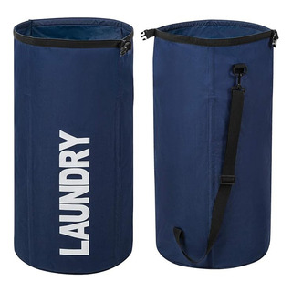 Cesto Ropa Sucia Impermeable Con Correa Ajustable 106 Litros Color Azul Oscuro Cesto Ropa Sucia Impermeable Con Correa Ajustable 106 Litros Color Azul Oscuro