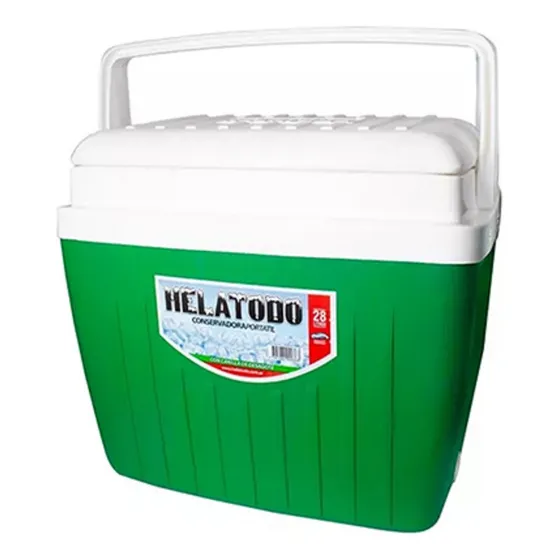 Conservadora Helatodo Heladera Grande 28lts color verde