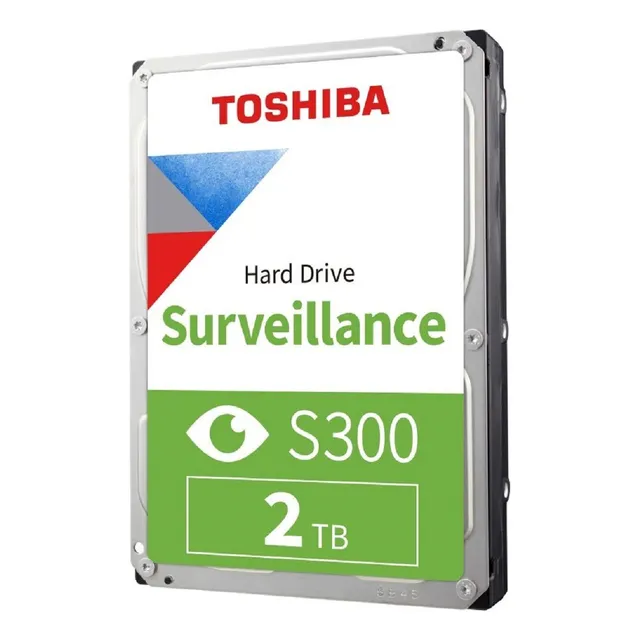 Toshiba Surveillance S300 HD, 2 TB, 3.5, Sata Iii, 128 MB, color plateado