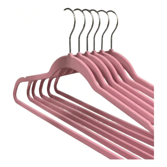 Ganchos Rosados Terciopelo 
