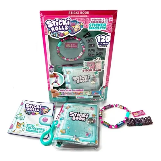 Sticki Rolls - Set De Juego Pulsera Y Libro De Colección