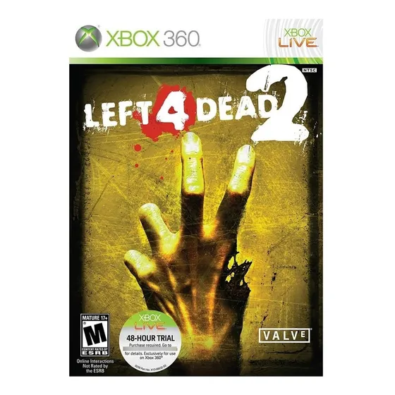Left 4 Dead 2 Standard Edition Valve Xbox 360 Físico