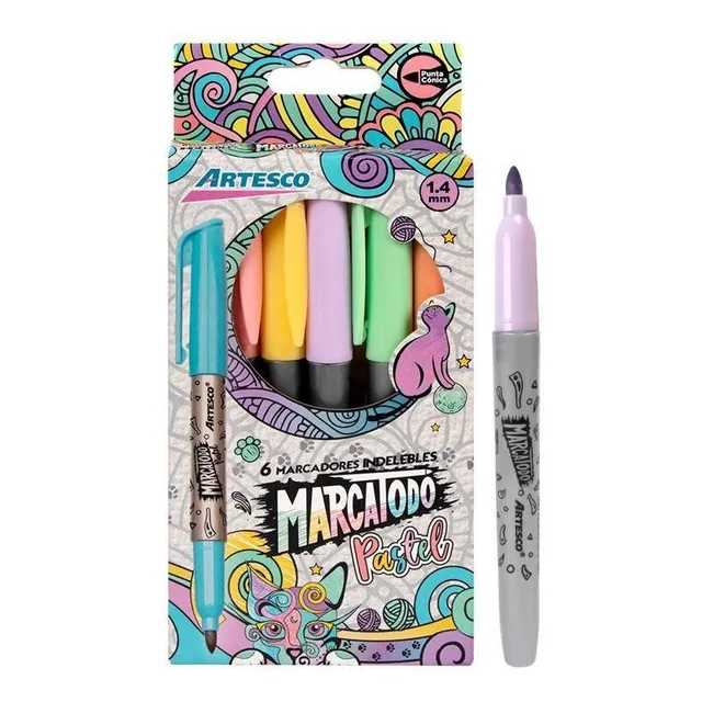 Plumon Artesco Marcatodo X6 Pastel
