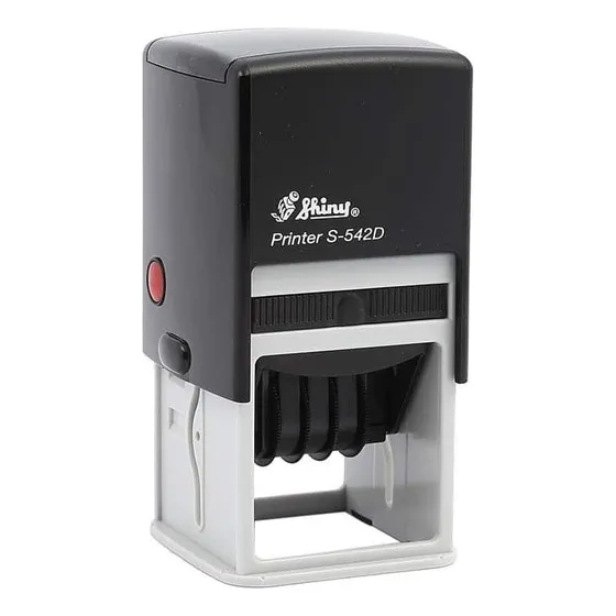 Sello Shiny S-542d, 4x4 Cm, Con Fecha (personalizado)