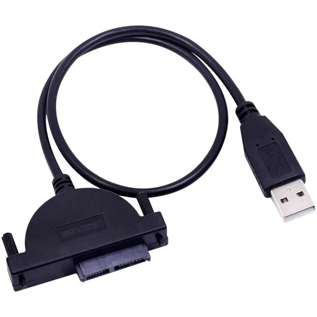 Adaptador Slim Sata A Usb Para Lectoras De Notebook Netbook