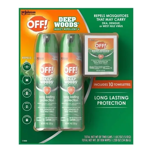 Repelente En Aerosol De Larga Duracion, Deep Woods, Off!