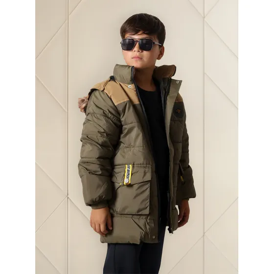 Campera Importada Combinada Para Niños Con Piel Por Dentro