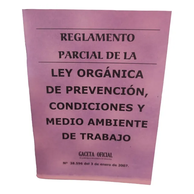 Reglamento Parcial De Lopcymat Para La Inpsasel Actualizada