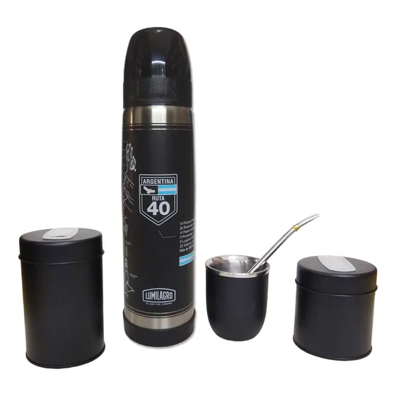 Set Matero 1 - Termo Ruta 40 + Mate + B340 + Latas - Fdn