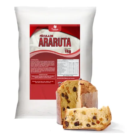 Fécula De Araruta Daseiva 1kg Alimentos Saudáveis