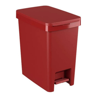 Lixeira Single Preta De Pedal 15 Litros Cozinha Coza Cor Vermelho Lixeira Single Preta De Pedal 15 Litros Cozinha Coza Cor Vermelho