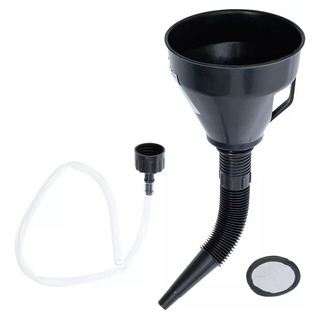 Kit Embudo Multiusos, Manguera Flexible Y Colador 3 Pzas Bgs Kit Embudo Multiusos, Manguera Flexible Y Colador 3 Pzas Bgs