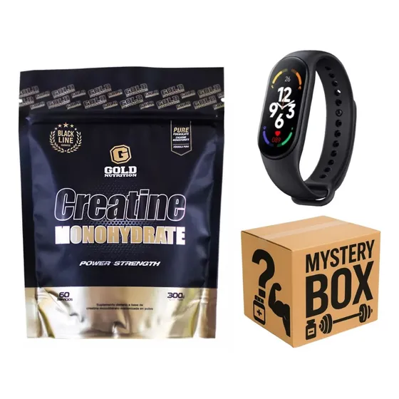 Combo! Creatina Gold Nutrition + Smartband + Caja Misteriosa