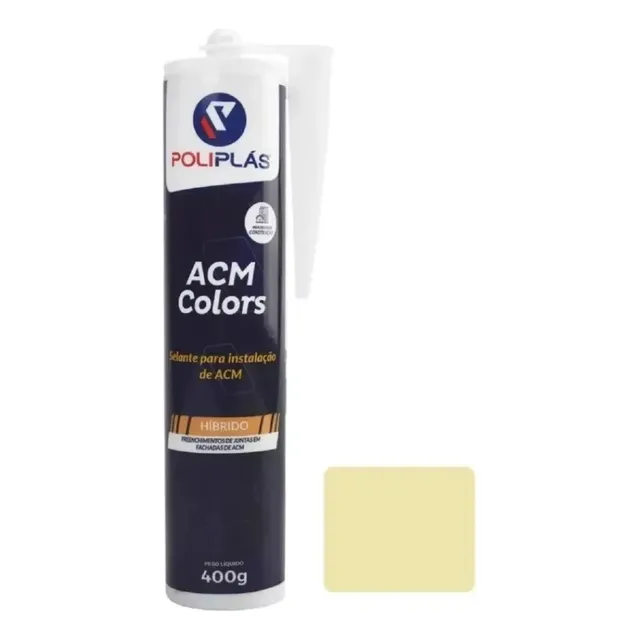 Selante Adesivo Silicone Pu Ms 35 Acm Colors Bege