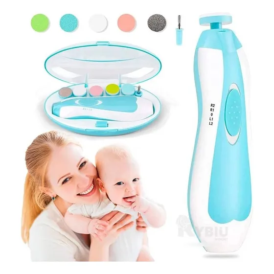 Lima Corta Uñas Eléctrico Para Bebes Almohadillas Pulidoras 