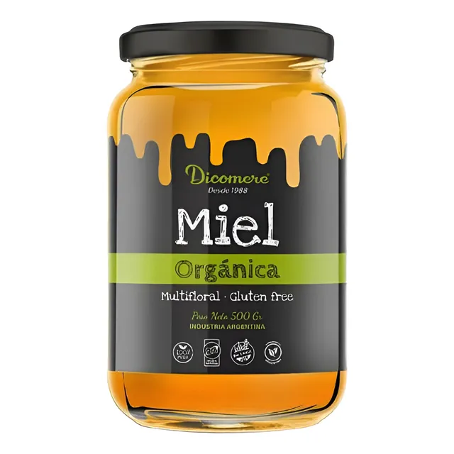 Miel Pura Dicomere Organica Cremosa 500 Gr Sin Tacc Kosher