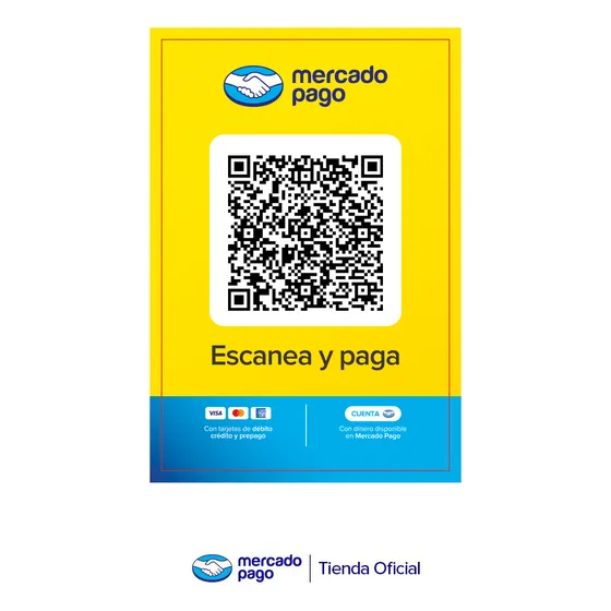 Kit Oficial Para Código Qr De Mercado Pago