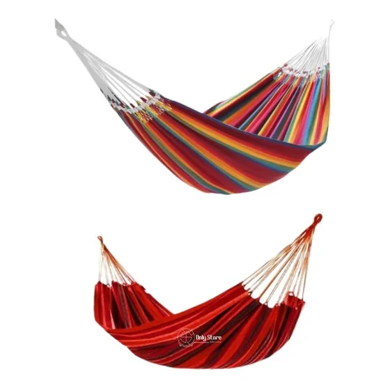 Combo 2 Hamacas Colombianas En Algodon Alta Calidad Refuerzo