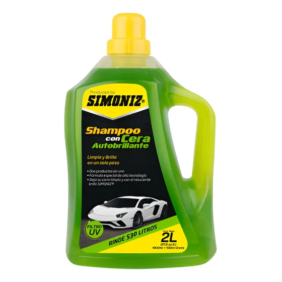 Shampoo Con Cera Autobrillante Simoniz 1900ml