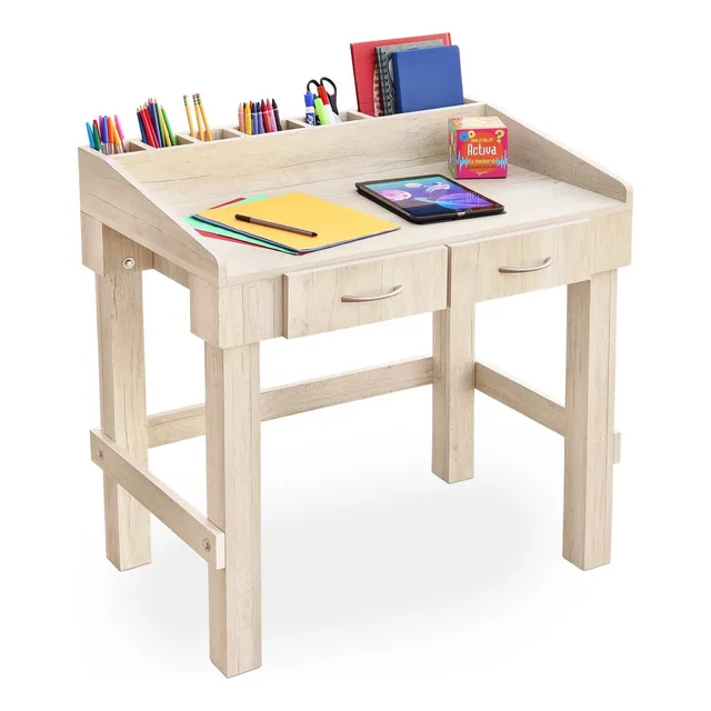 Mesa Escolar Escritorio De Tareas Infantil Con Cajones