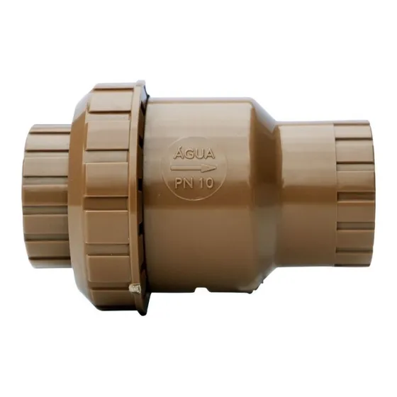 Válvula De Retenção Soldável 32mm - 1 Pol Higiban Pvc Marrom