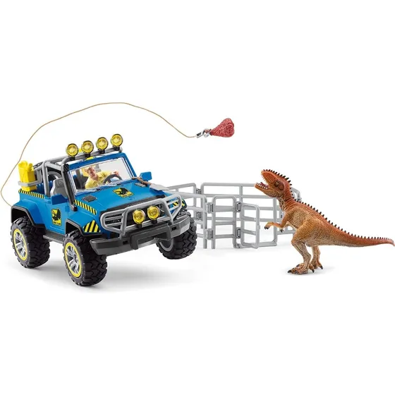 Dinosaurio Y Giganoto Con Camion Para Trasladar