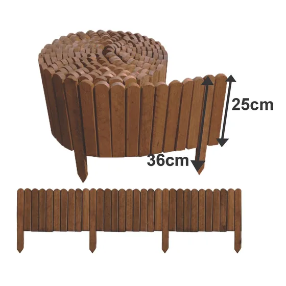 Kit 5 Metros Separador Maior De Grama Limitador G 25cm