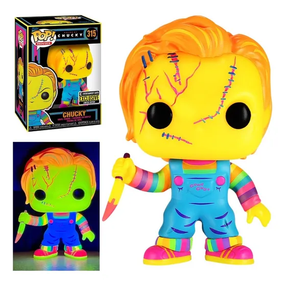 Funko Pop Chucky El Muñeco Diabólico * Black Light Glow