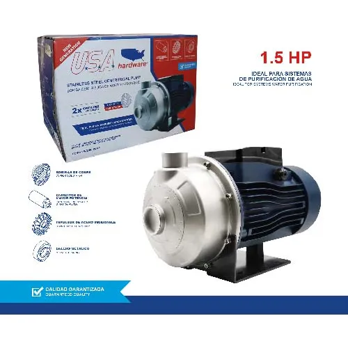 Bomba Centrifuga 2hp 310l/min 110v Aceroinox Usa Hardware