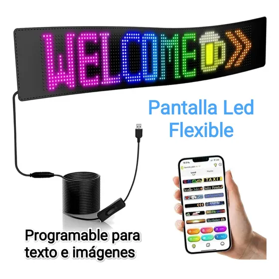 Pantalla Led Flexible Para Carro